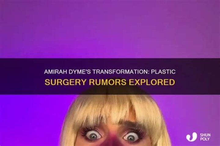 Amirah Dyme Before Surgery What You Need To Know