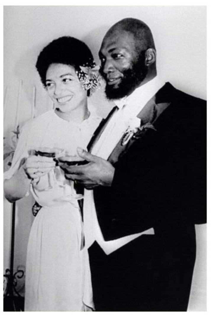 Dr. Angela Davis and husband on their wedding day All things sister