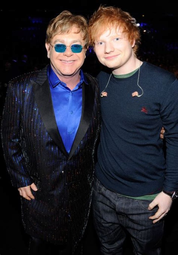Ed Sheeran gave Elton John a "giant marble penis" for his birthday