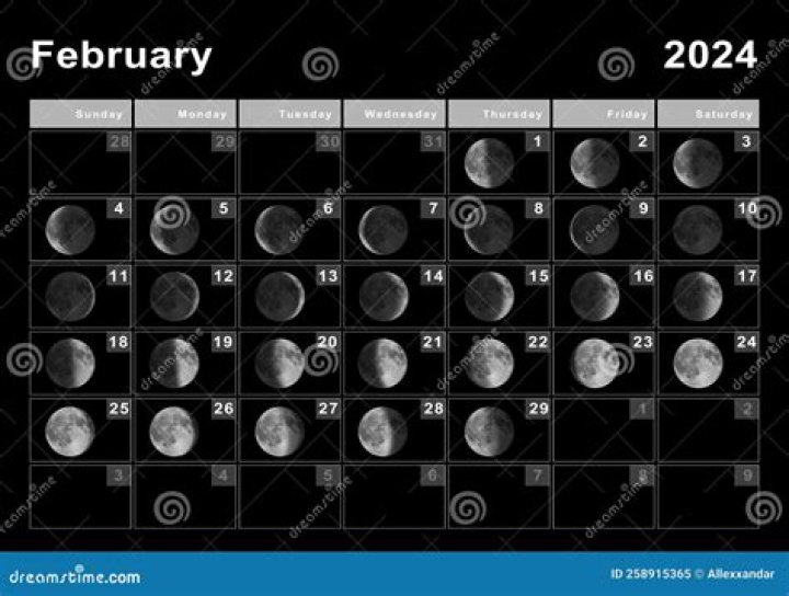 February 2024 Calendar With Moon Phases August And September 2024