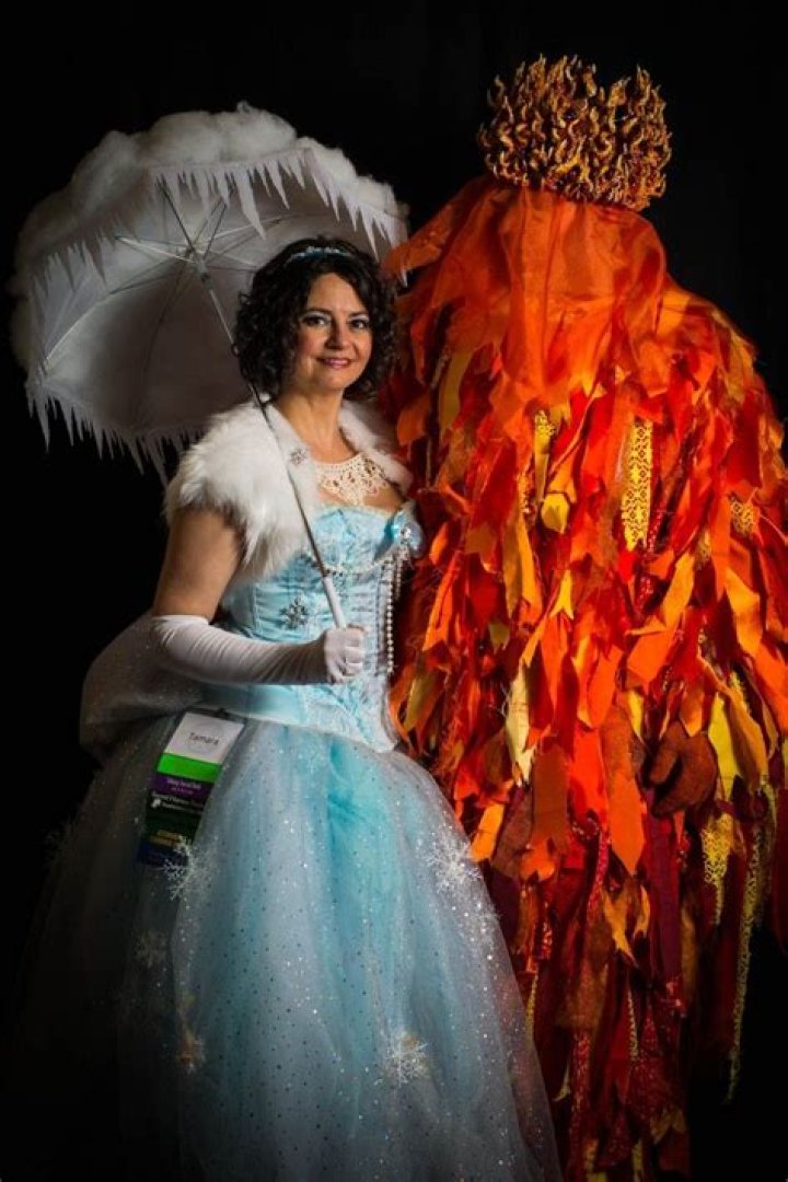 Fire and ice costumes Fire and ice costumes, Victorian dress, Ice costume