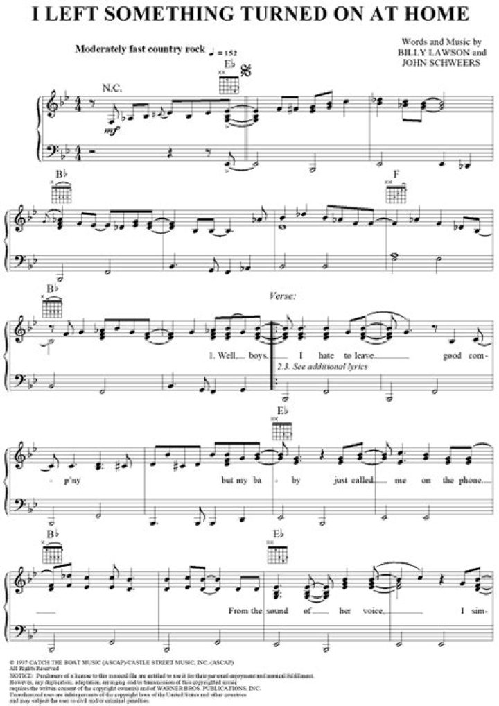 I Left Something Turned On At Home Trace Adkins, , B