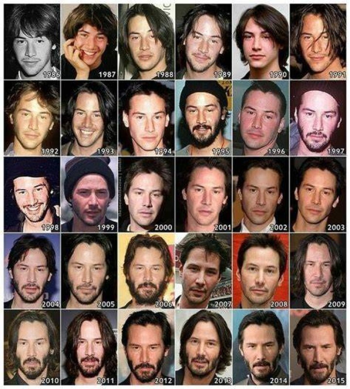 Keanu Reeves through the years r/KeanuBeingAwesome