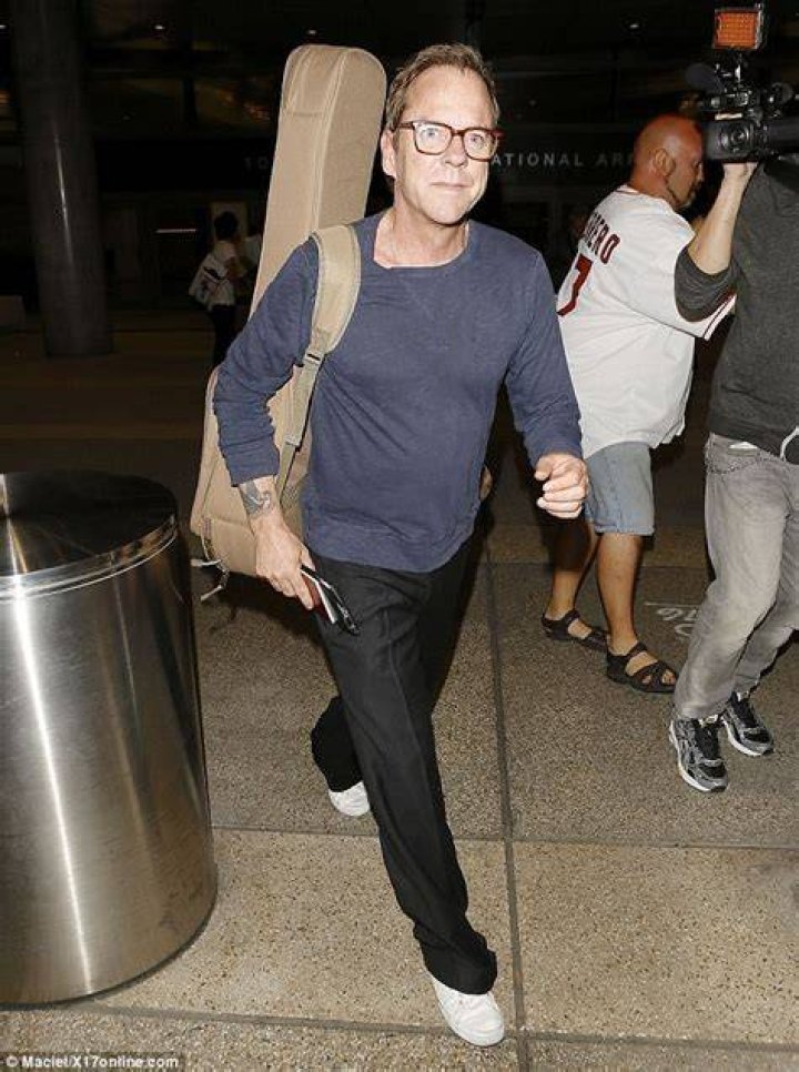 Kiefer Sutherland denies drinking problem after partying in London