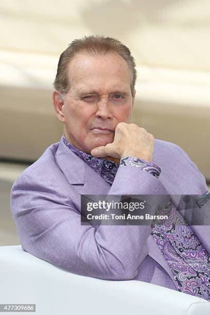 Lee Majors attends Monte Carlo Television Festival in a retro lilac