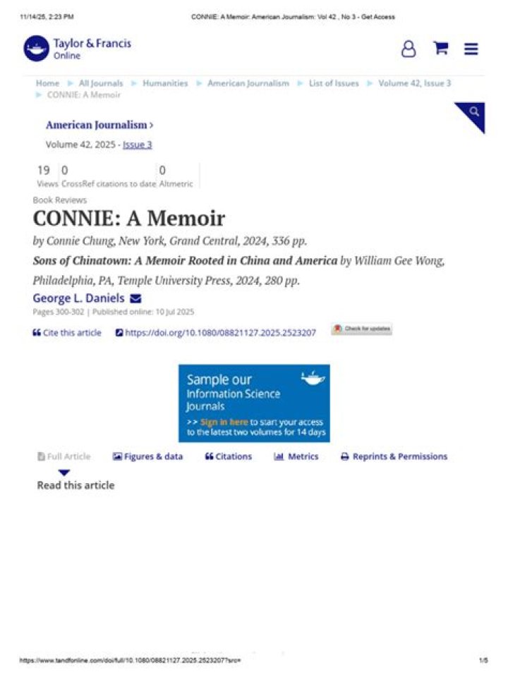 Memoir, Gscsix