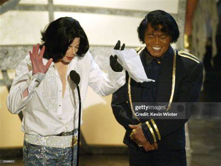 Michael and James Brown BET awards 2003 Michael Jackson Photo