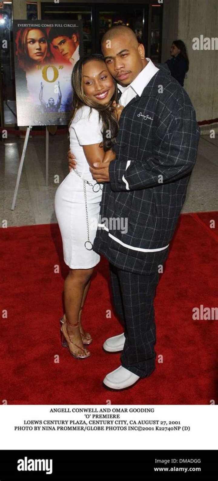 Omar Gooding and Angell Conwell Peplum dress, Hollywood, Fashion
