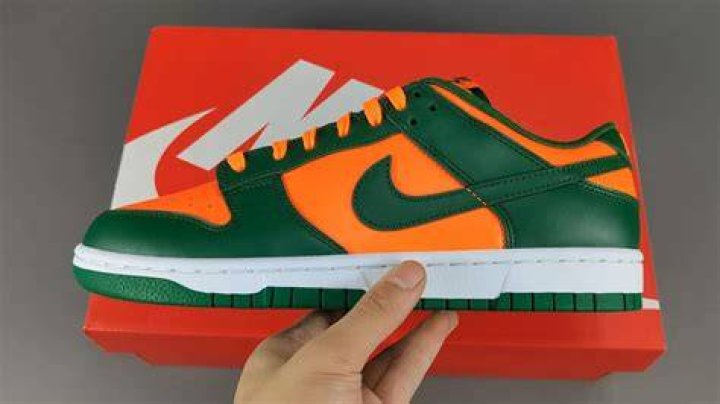 Orange and Green Nike Dunk Low Sneaker Shop Talk
