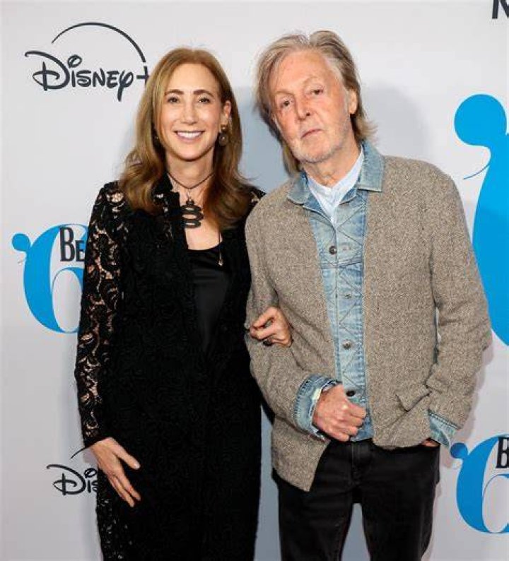 Paul McCartney and wife Nancy Shevell pictured on beach during St Barts