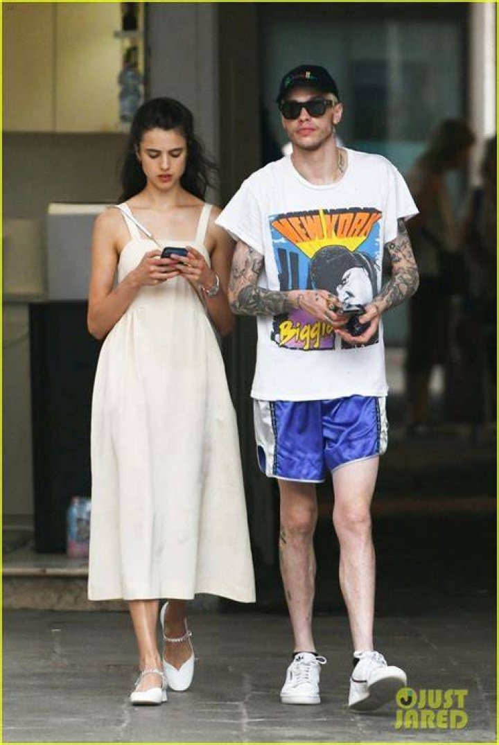 Pete Davidson & Margaret Qualley Photographed at Venice Film Festival