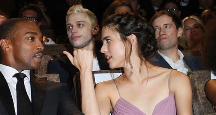 Pete Davidson Supports Rumored Girlfriend Margaret Qualley at Venice