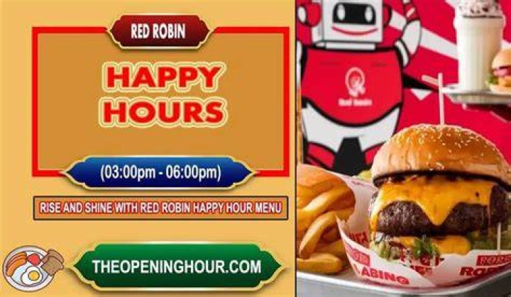 Red Robin Hours Business Hours, Happy Hour, Holiday Hours, and Near Me Hours