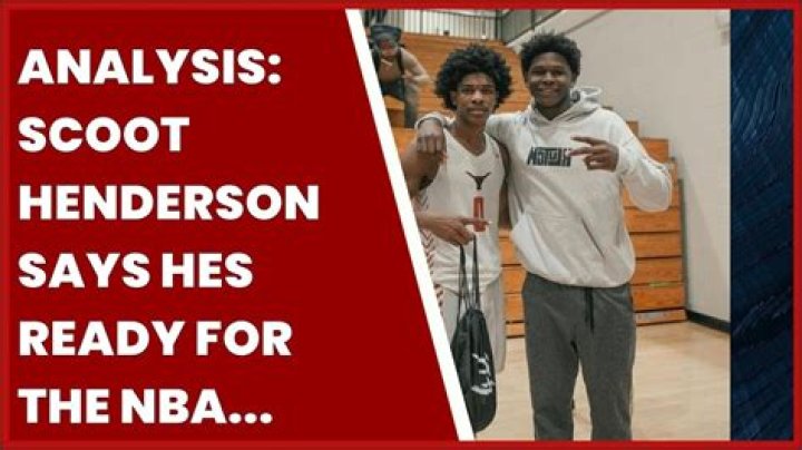 Scoot Henderson says he&rsquo;s ready for NBA Draft