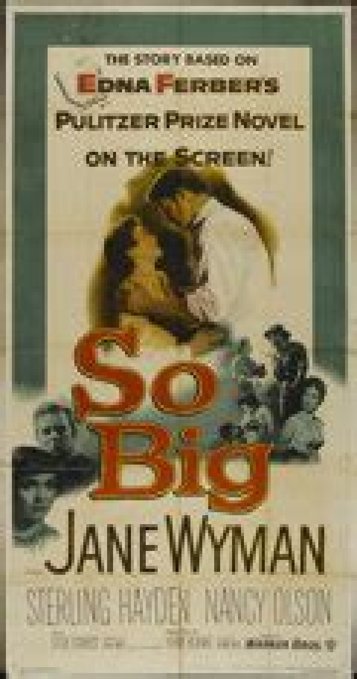 So Big (Warner Brothers, 1953). Belgian (14.5" X 19.5"). Drama.. Lot
