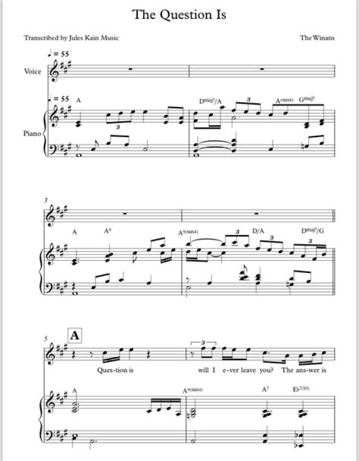 The Winans The Question Is (Lyrics) YouTube